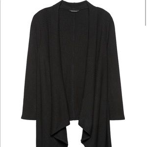 Banana Republic Black Sweatshirt Cardigan